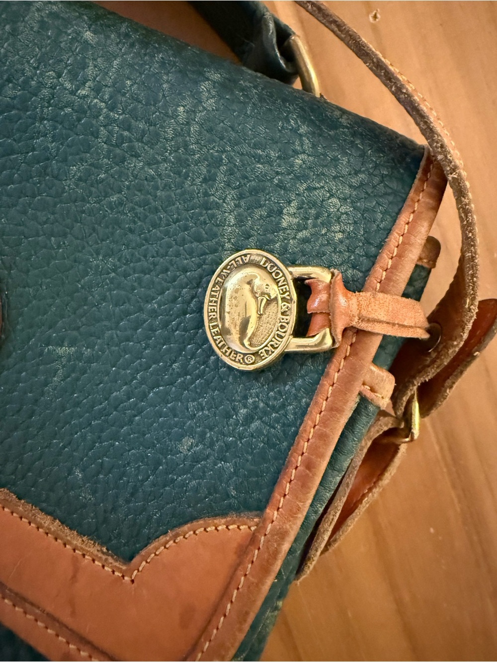 Vintage Dooney & Bourke green bag - Picture 4 of 12